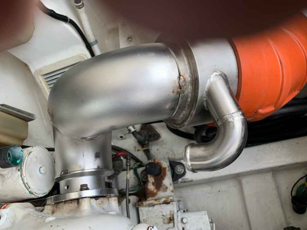 Starboard side fit check, tacked assembly